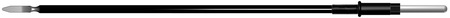 ЕМ169-2,4 Монополярный инструмент, электрод-лопатка, сечение 2,5 х 0,4 мм, удлиненный стержень; 2,4 мм