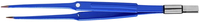 ЕМ251ССЕ Биполярный пинцет прямой антипригарный CLEANTips, длина 190 мм, размер площадки 8 х 1 мм, "евростандарт"