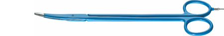ЕМ299-1 Биполярный инструмент (ножницы деликатные, 23 см, загнутые, коаксиальный разъем)