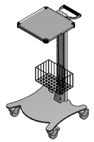 ЕН394 Столик аппаратный с набором приспособлений (корзина)