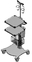 ЕН395-1 Столик аппаратный с набором приспособлений (корзина, инфузийная стойка, держатель УЗ узла, держатель банки, банка)